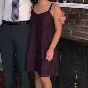 Shimmery Purple Sparkle Dress